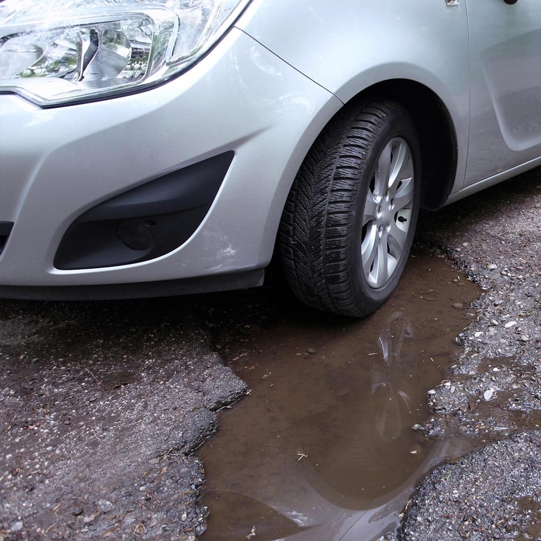 What to Do When You Have Hit a Pothole