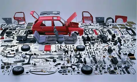 recycling used car parts