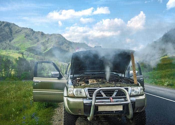 car overheating